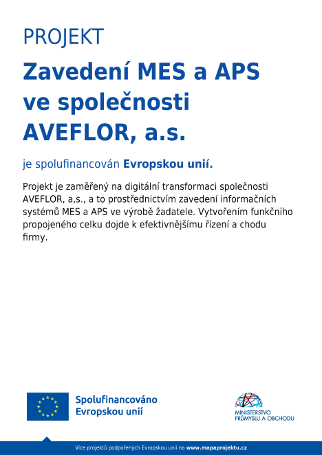 Zavedení MES a APS