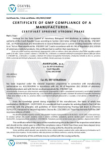 GMP Certificate_CZ_ENG USKVBL_cp_65_Stránka_1